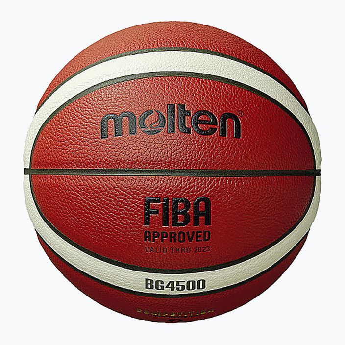 Basketbalový míč Molten B7G4500 FIBA orange/ivory velikost 7