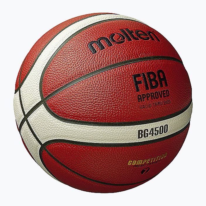 Basketbalový míč Molten B7G4500 FIBA orange/ivory velikost 7 4