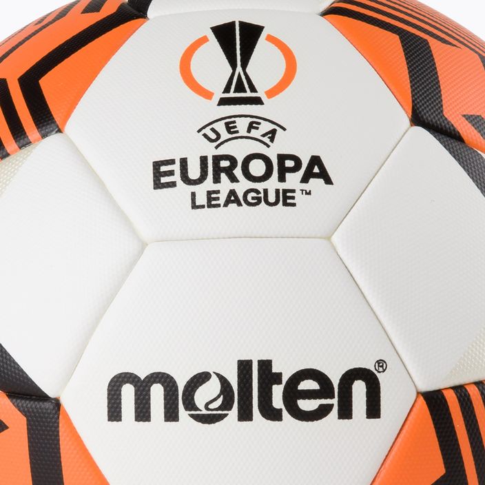 Molten UEFA Europa League 2021/22 bílo-oranžový fotbalový míč F5U5000-12 3