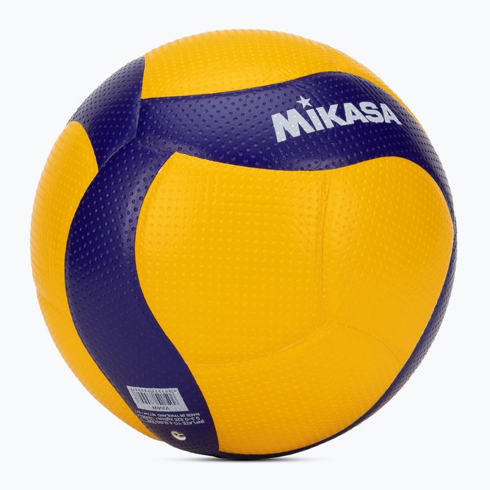 Volejbalový míč Mikasa žlutý a modrý V300W 2