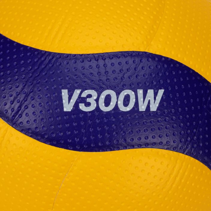 Volejbalový míč Mikasa žlutý a modrý V300W 5