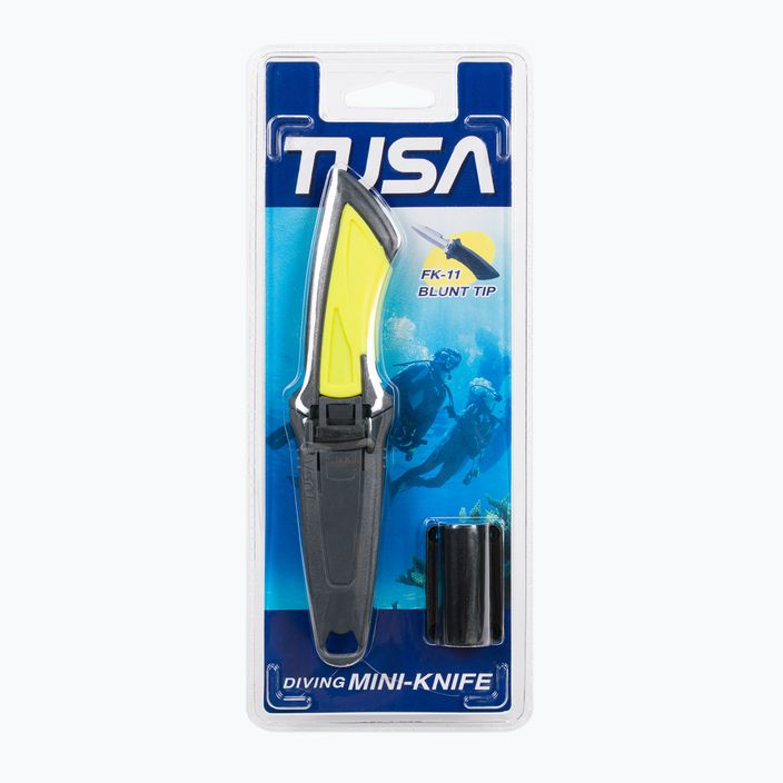 Mini potápěčský nůž TUSA žlutý FK-11