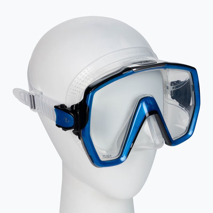 Potápěčská maska TUSA Freedom Hd Mask modrá M-1001 3