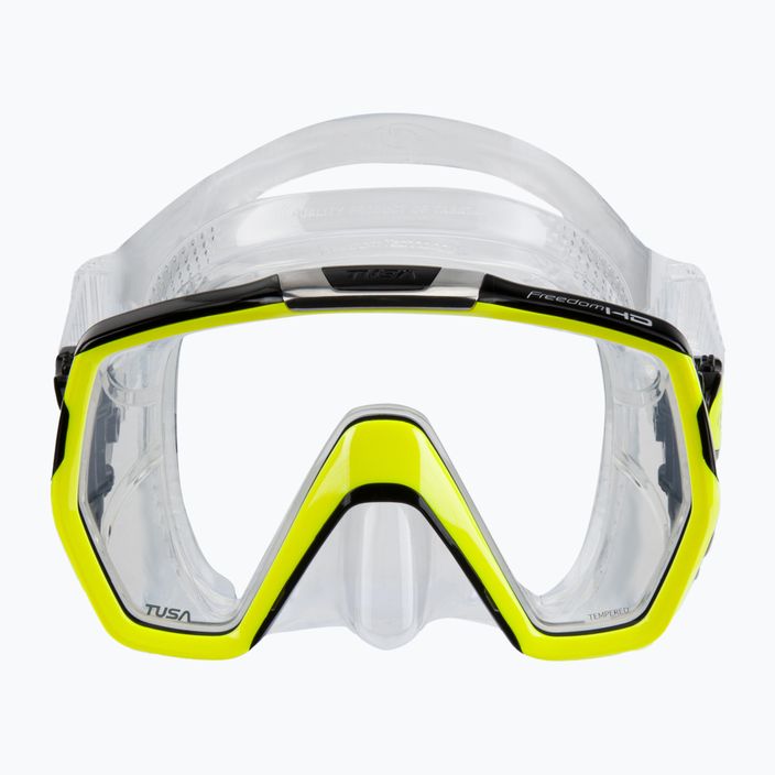 Potápěčská maska TUSA Freedom Hd Mask žlutá M-1001 2