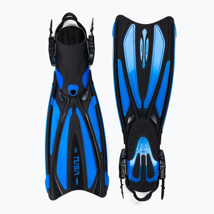 TUSA Strap Diving Flippers Solla Fin black/blue SF-22 2