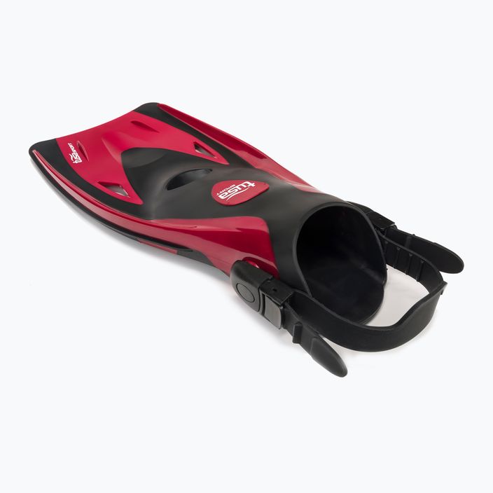 Potápěčská sada TUSA Maska + šnorchl + ploutve Červená UP-3521 5