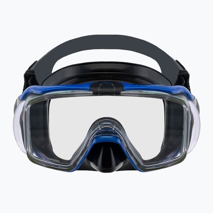 Potápěčská sada TUSA Maska + šnorchl + ploutve modrá UP-3521 6