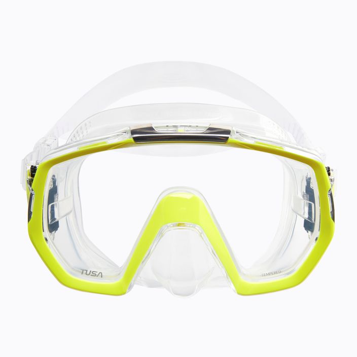 Potápěčská maska TUSA Freedom Elite žlutá M-1003 2