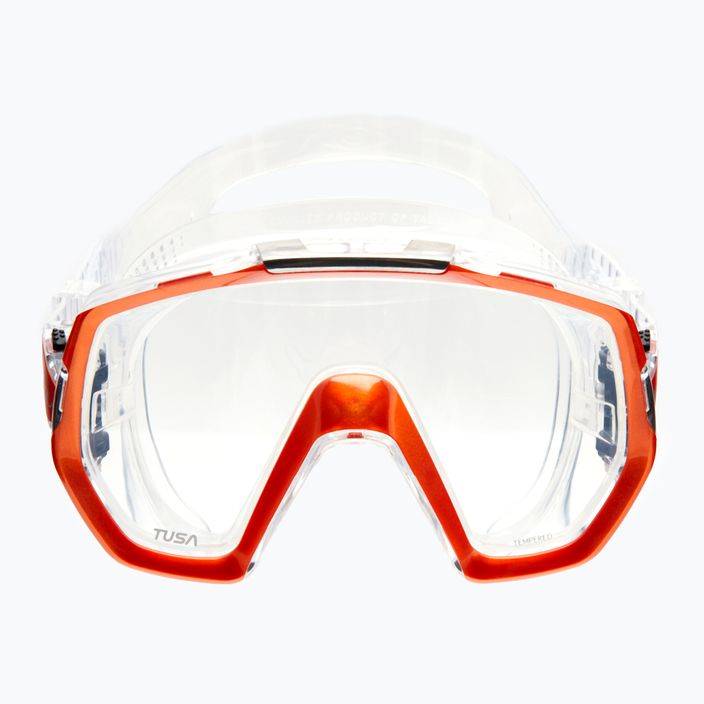 Potápěčská maska TUSA Freedom Elite oranžová M-1003 2