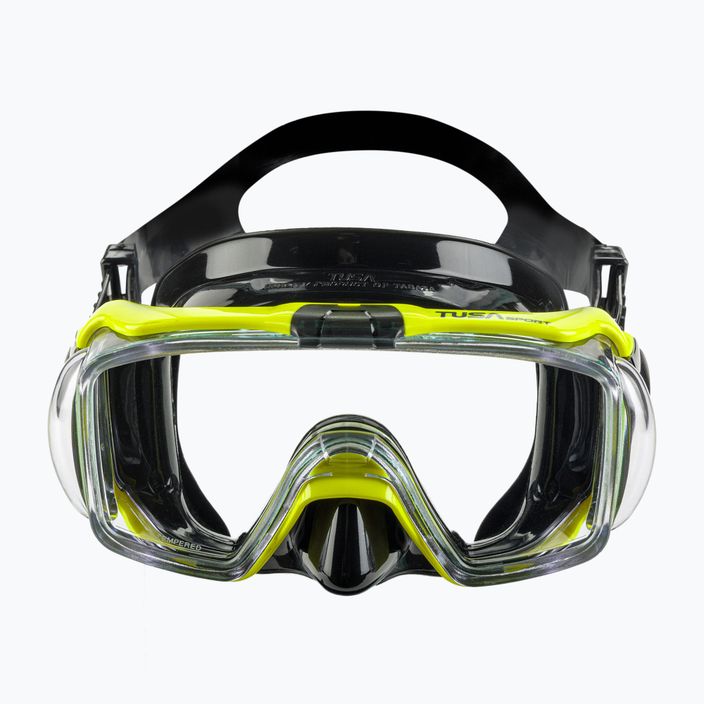 Potápěčská sada TUSA Maska + šnorchl žlutá UC-3125 2