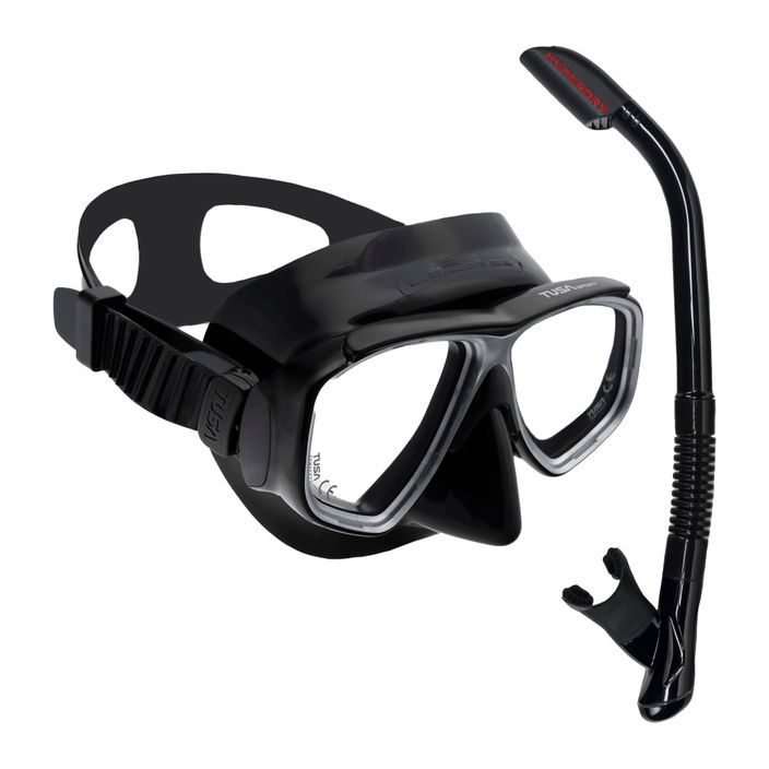 Potápěčská sada TUSA Maska + šnorchl černá UC-7519P 2