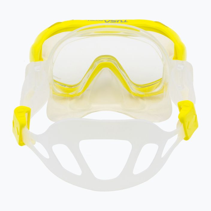 Potápěčská sada TUSA maska + šnorchl žlutá UC-0211PFY 5