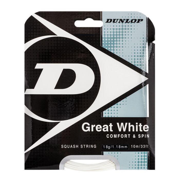 Dunlop Bio Great sq. 10 m squashová struna bílá 624700 2