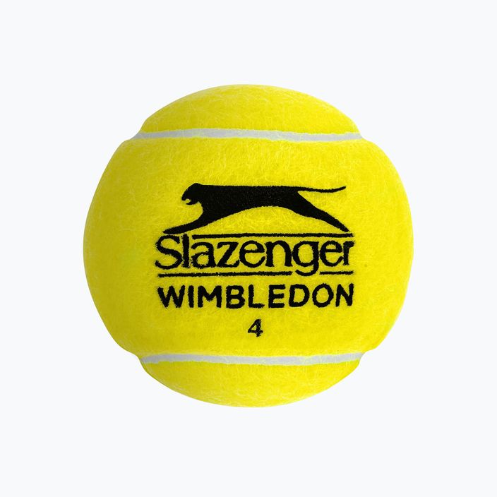 Tenisové míče Slazenger Wimbledon 4 ks žlute 340940 3
