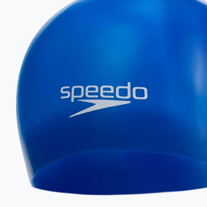 Dětská plavecká čepice Speedo Plain Moulded Silicone navy blue 68-709900002 2