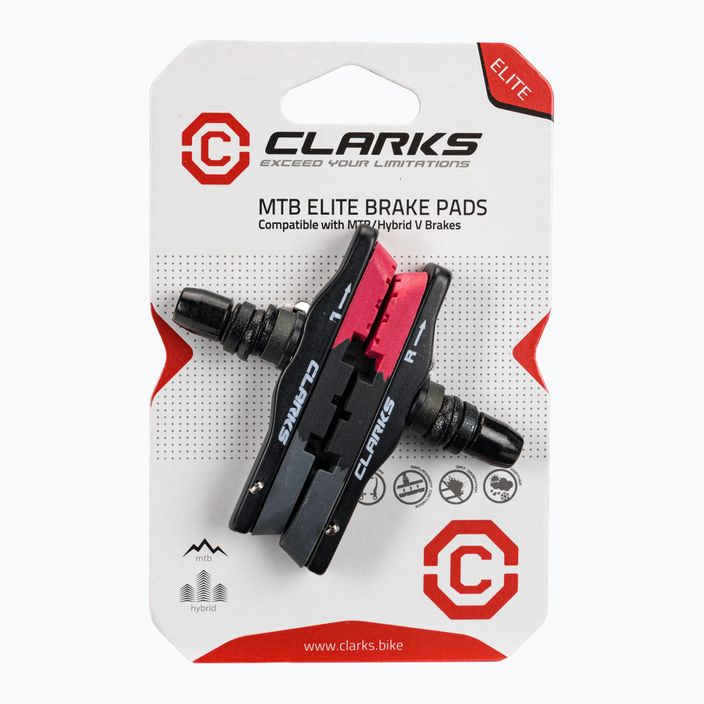 Brzdové destičky Clarks MTB černé CLA-CPS513