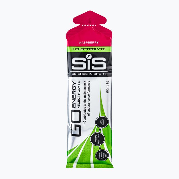 Energetický gel s elektrolyty SiS sáček 60ml malina SIS131052