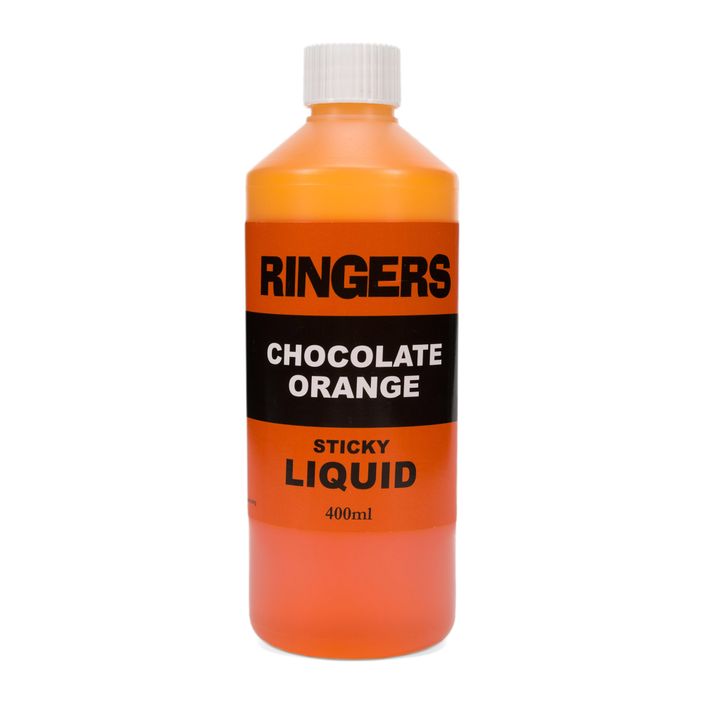 Atraktor na zemní návnadu Liquid Ringers Sticky Orange Chocolate 400 ml PRNG58 2