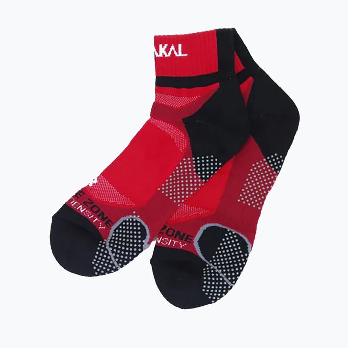Karakal X4 Kotníkové tenisové ponožky červené KC527R 5