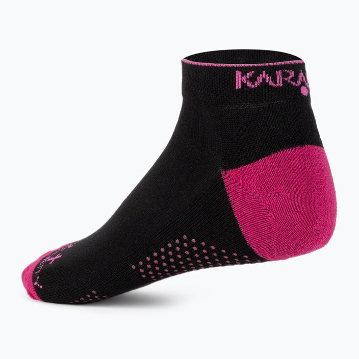 Dámské tenisové ponožky Karakal X2+ Trainer black/pink KC538 2