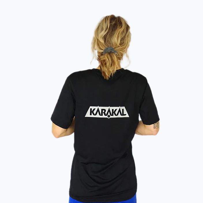 Pánské tenisové tričko Karakal Pro Tour Tee černé KC5421 4