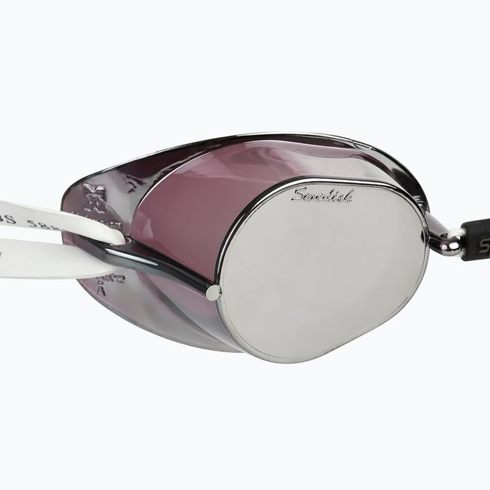 Plavecké brýle Speedo Swedish Mirror šedočerné 68-70606 2