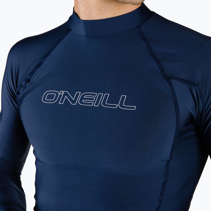 Pánské plavecké tričko s dlouhým rukávem O'Neill Basic Skins LS Rash Guard navy blue 3342 4