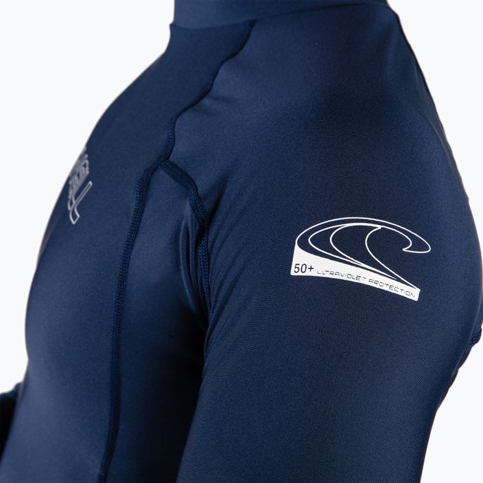 Pánské plavecké tričko s dlouhým rukávem O'Neill Basic Skins LS Rash Guard navy blue 3342 5