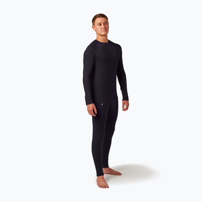 Pánské termo tričko longsleeve Surfanic Bodyfit Crewneck black 2