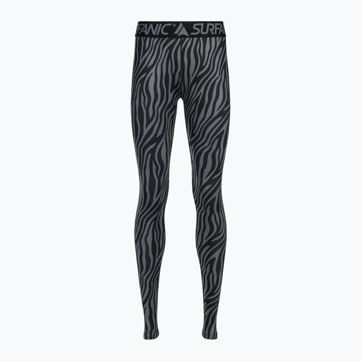 Dámské termo kalhoty  Surfanic Cozy Limited Edition Long John black zebra 5