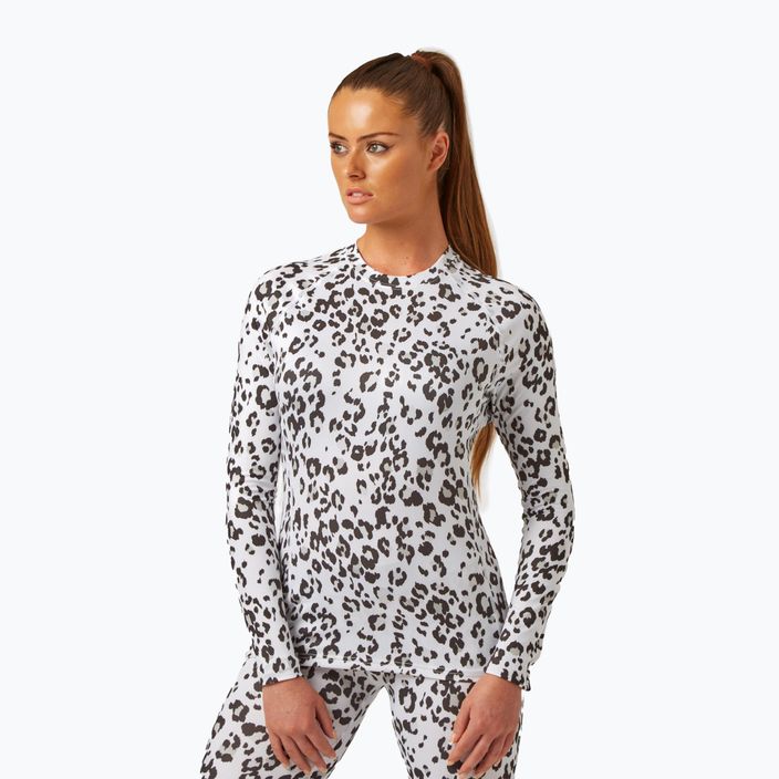 Dámské termo tričko longsleeve Surfanic Cozy Limited Edition Crew Neck snow leopard
