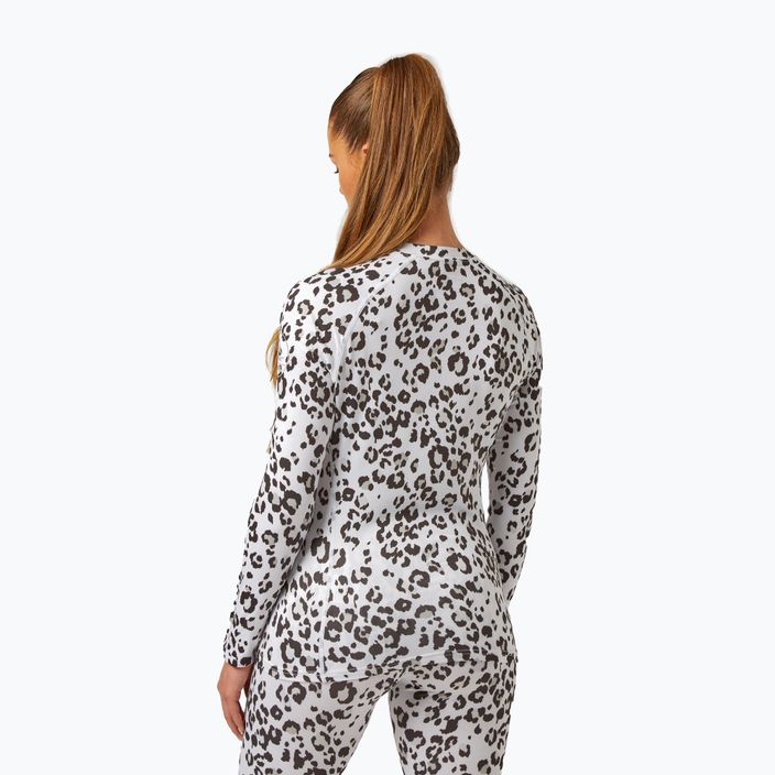 Dámské termo tričko longsleeve Surfanic Cozy Limited Edition Crew Neck snow leopard 3
