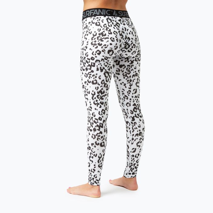 Dámské termo kalhoty  Surfanic Cozy Limited Edition Long John snow leopard 2