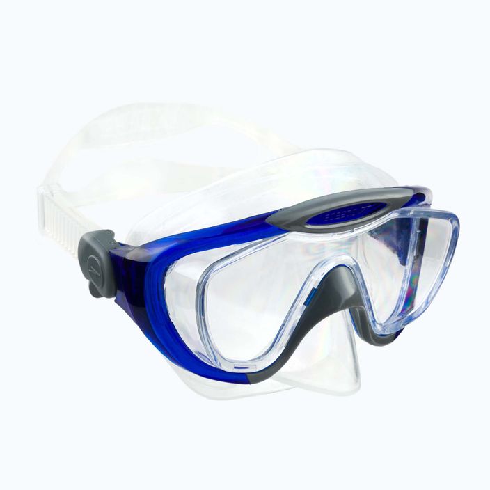 Speedo Glide Snorkel Fin maska + ploutve + sada šnorchlů modrá 8-016595052 2