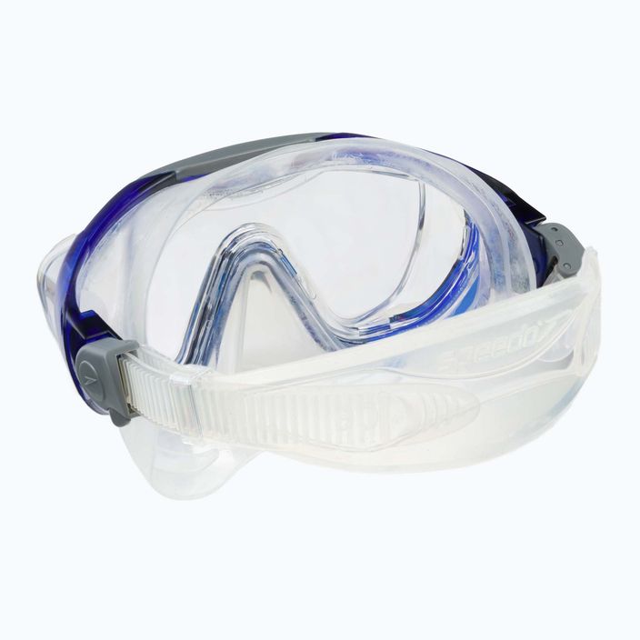 Speedo Glide Snorkel Fin maska + ploutve + sada šnorchlů modrá 8-016595052 3