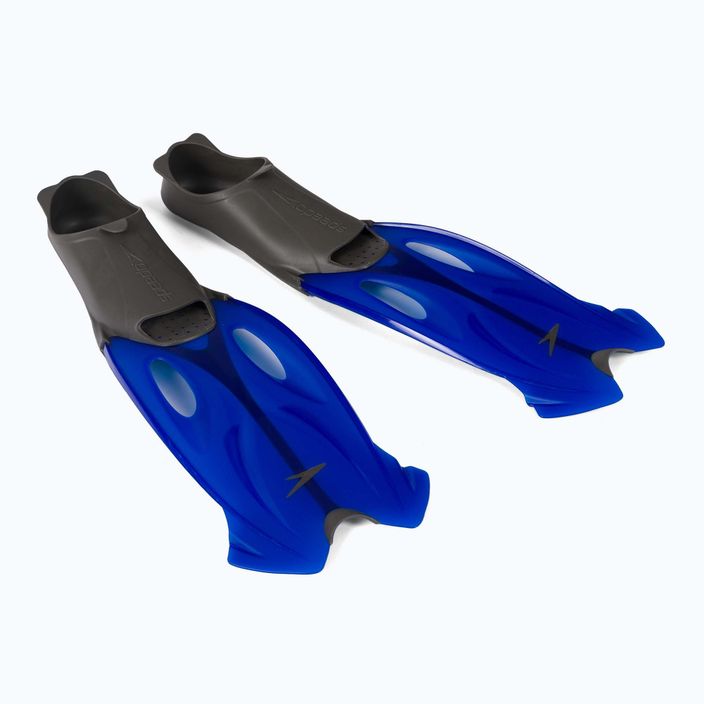 Speedo Glide Snorkel Fin maska + ploutve + sada šnorchlů modrá 8-016595052 5