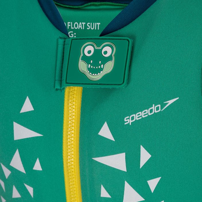 Speedo Croc Printed Float dětské plavky + vesta zelená 3
