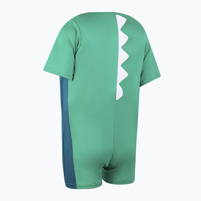 Speedo Croc Printed Float dětské plavky + vesta zelená 6