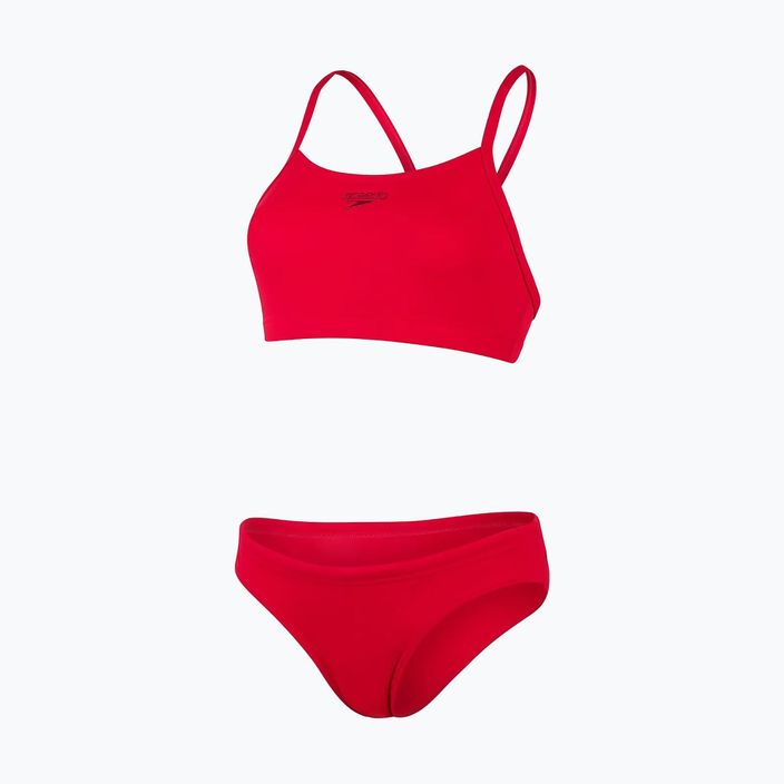 Dámské dvoudílné plavky Speedo Essential Endurance+ Thinstrap Bikini červené 126736446 5