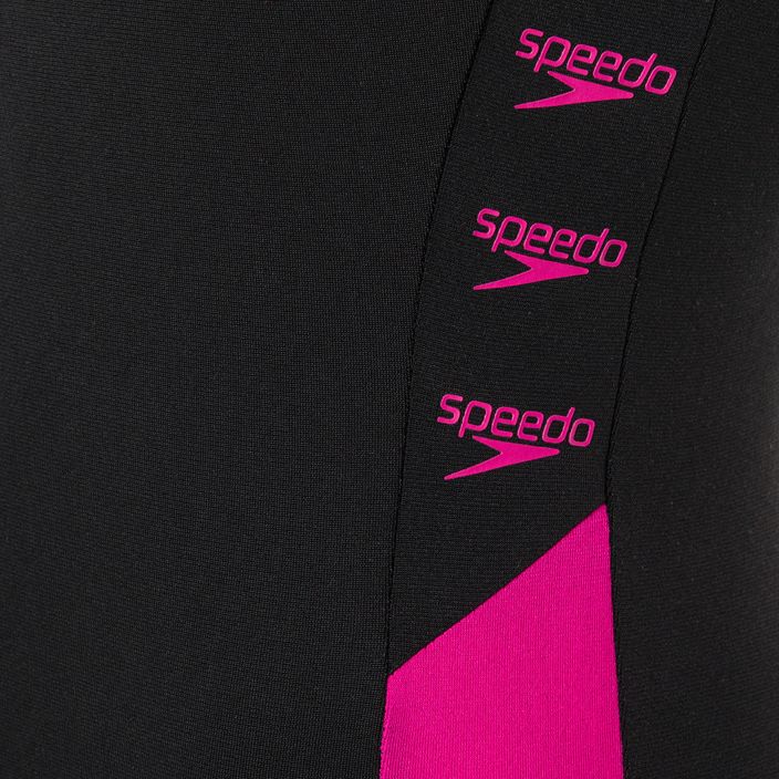 Speedo Boom Logo Splice Muscleback Dámské plavky B344 Black 12900B344 3