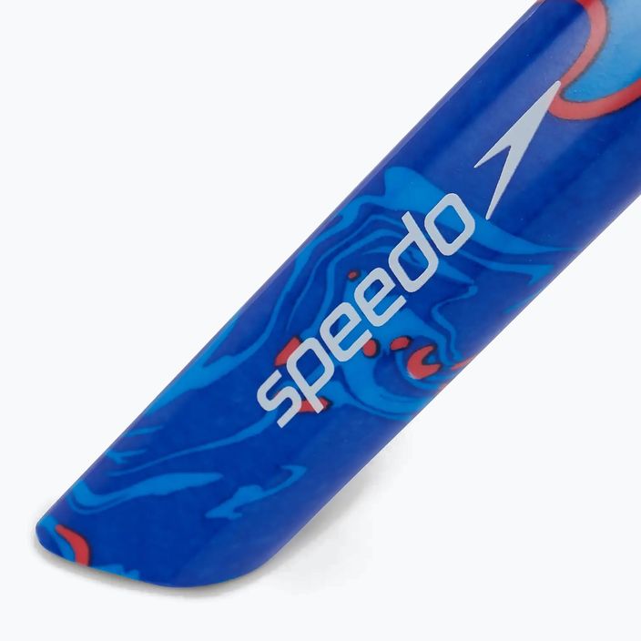 Plavecký šnorchl Speedo Centre bllue flame/pool blue/fluo tangerine 2