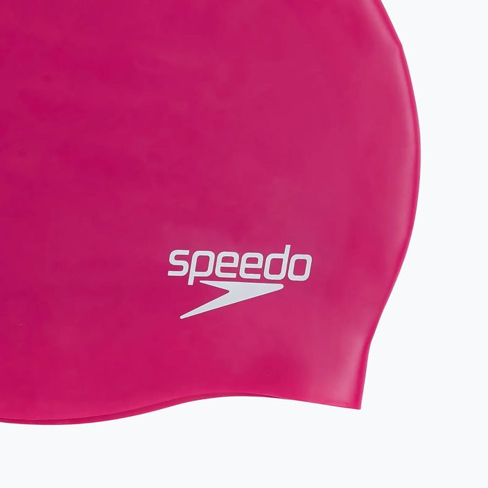 Plavecká čepice Speedo Plain Moulded Silicone pink 68-70984B495 4