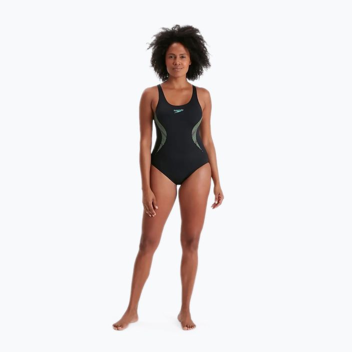 Speedo Placement Muscleback dámské jednodílné plavky černé 68-08694 7