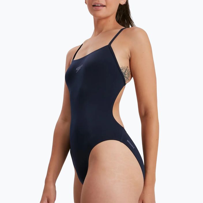 Speedo Endurance+ Thinstrap dámské jednodílné plavky true navy 7