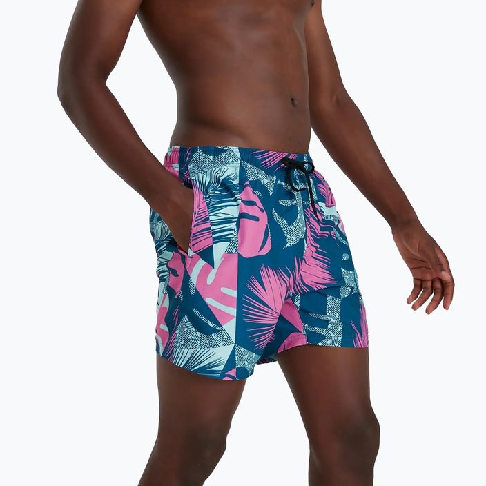 Pánské plavecké šortky Speedo Leisure s potiskem 16' barevné 68-12837G654 2