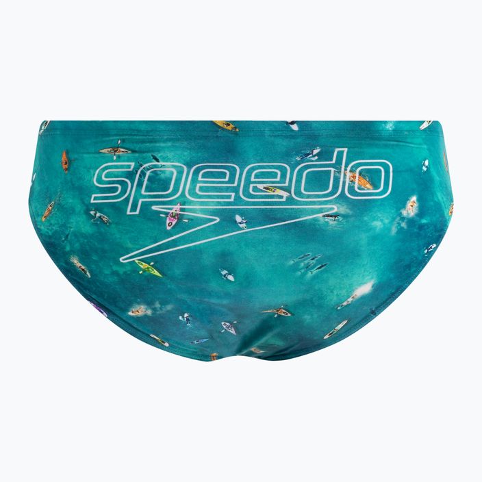 Pánské plavky Speedo Escape 5cm Brief v modré barvě 68-13452G662 2