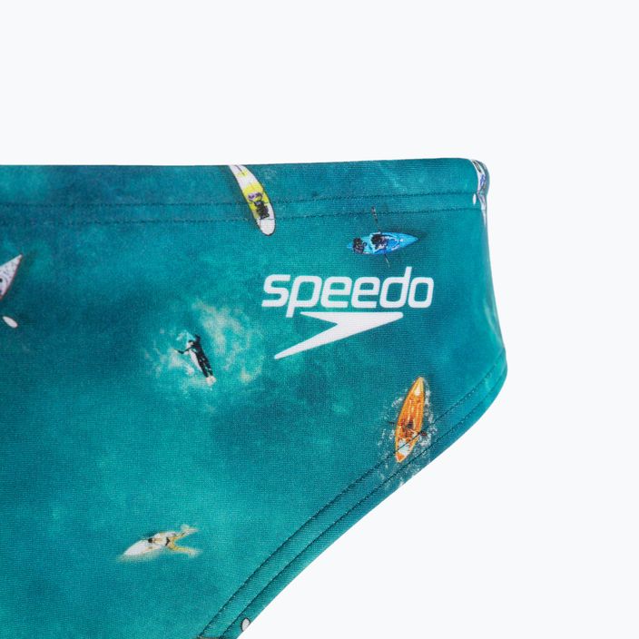 Pánské plavky Speedo Escape 5cm Brief v modré barvě 68-13452G662 3