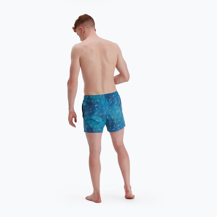 Pánské plavecké šortky Speedo Digital Printed Leisure 14' modré 68-13454G662 4