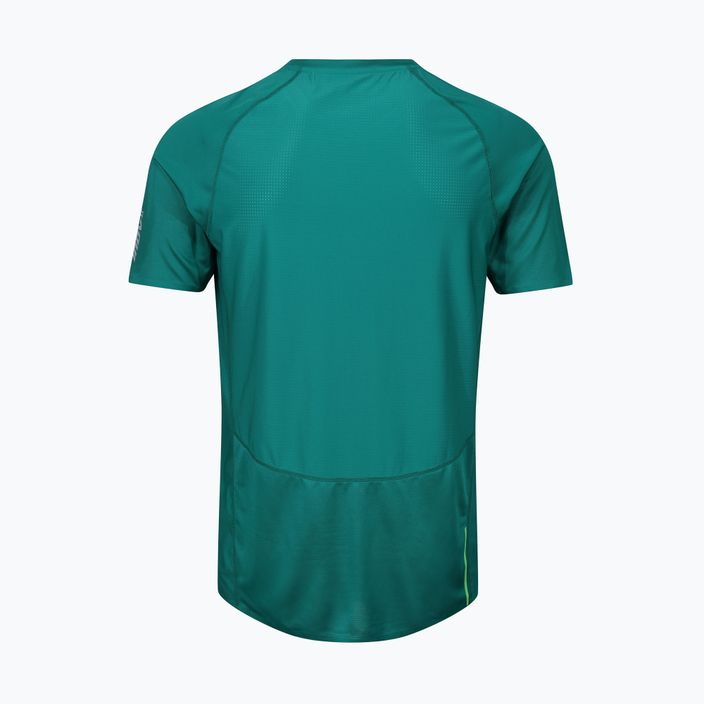Pánské běžecké tričko Inov-8 Base Elite SS tmavě zelené 3