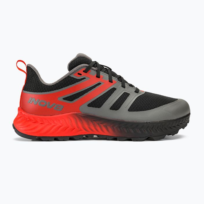 Pánské běžecké boty Inov-8 Trailfly black/fiery red/dark grey 2